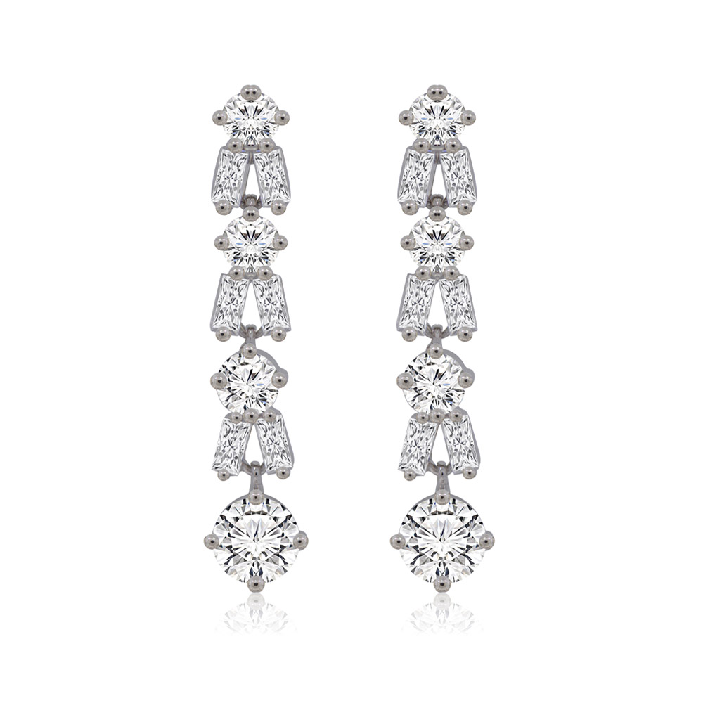 Brilliant Cut Zirconia Earrings